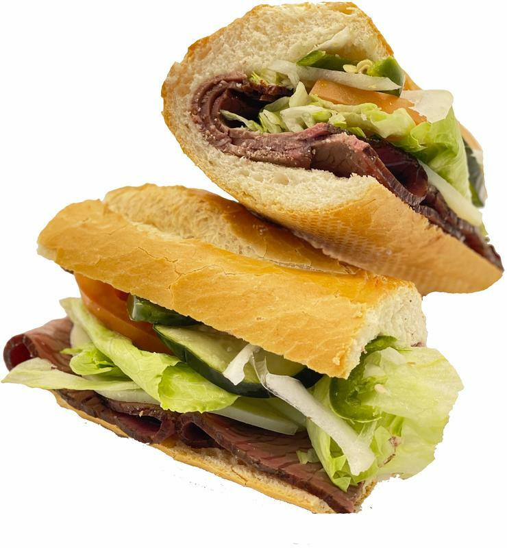 #14 Roast Beef & Cheese Baguette